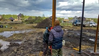 Заказать монтаж винтовых свай в Мирный - цена под ключ с доставкой от 1845 шт