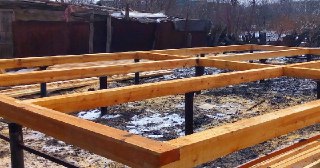Пол на винтовых сваях Мирный цена от 15368 руб.