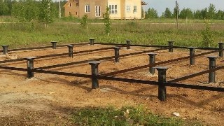 Установка и монтаж - винтовые сваи в мирном для свайного фундамента дома. Цена от 2049 руб - видео закручивание